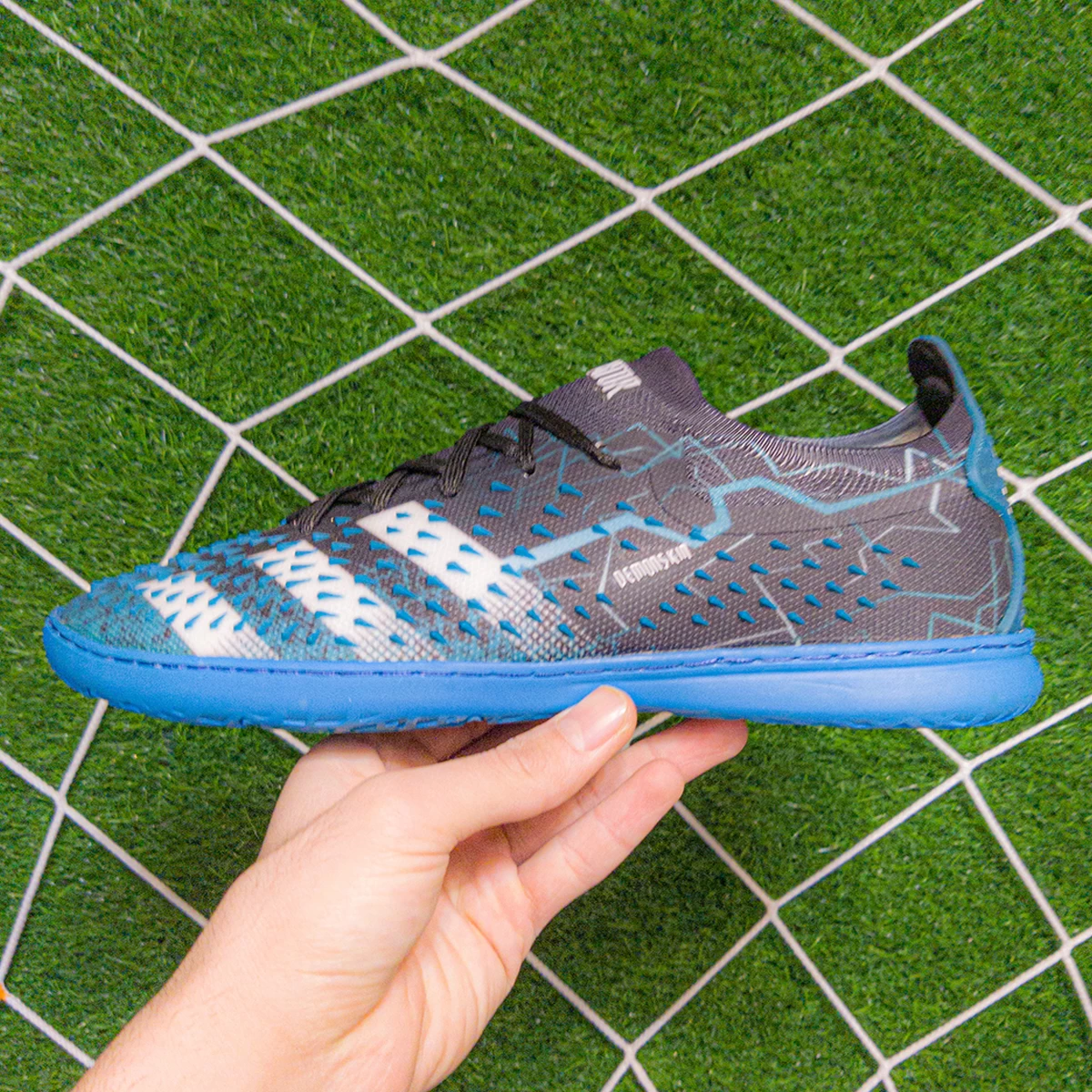کفش فوتسال آدیداس پردیتور طرح اصلی Adidas Predator Blue Black