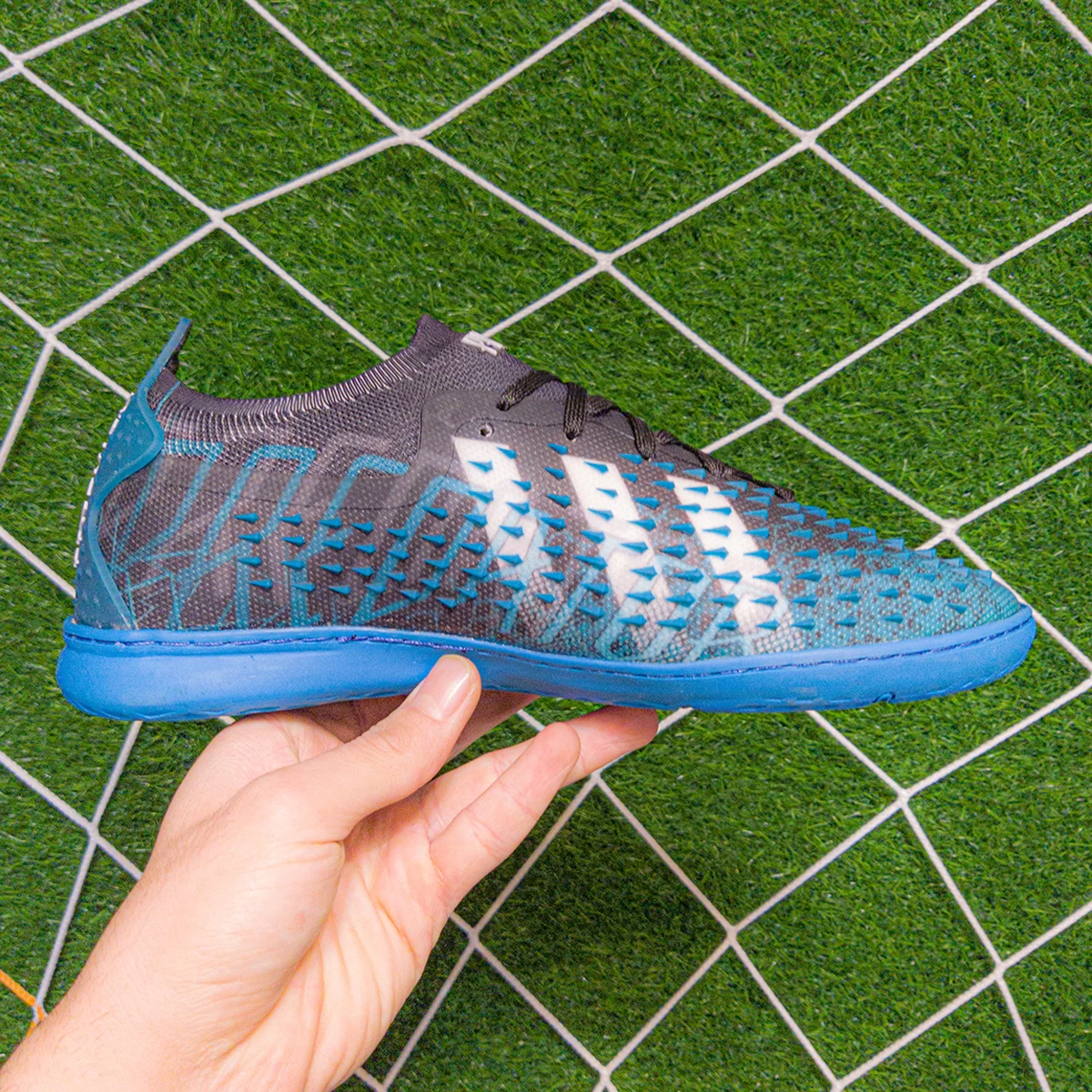 کفش فوتسال آدیداس پردیتور طرح اصلی Adidas Predator Blue Black