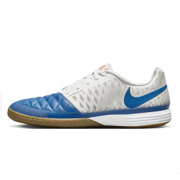 کفش فوتسال نایک لونار گتو طرح اصلی Nike Lunar Gato II IC White Blue