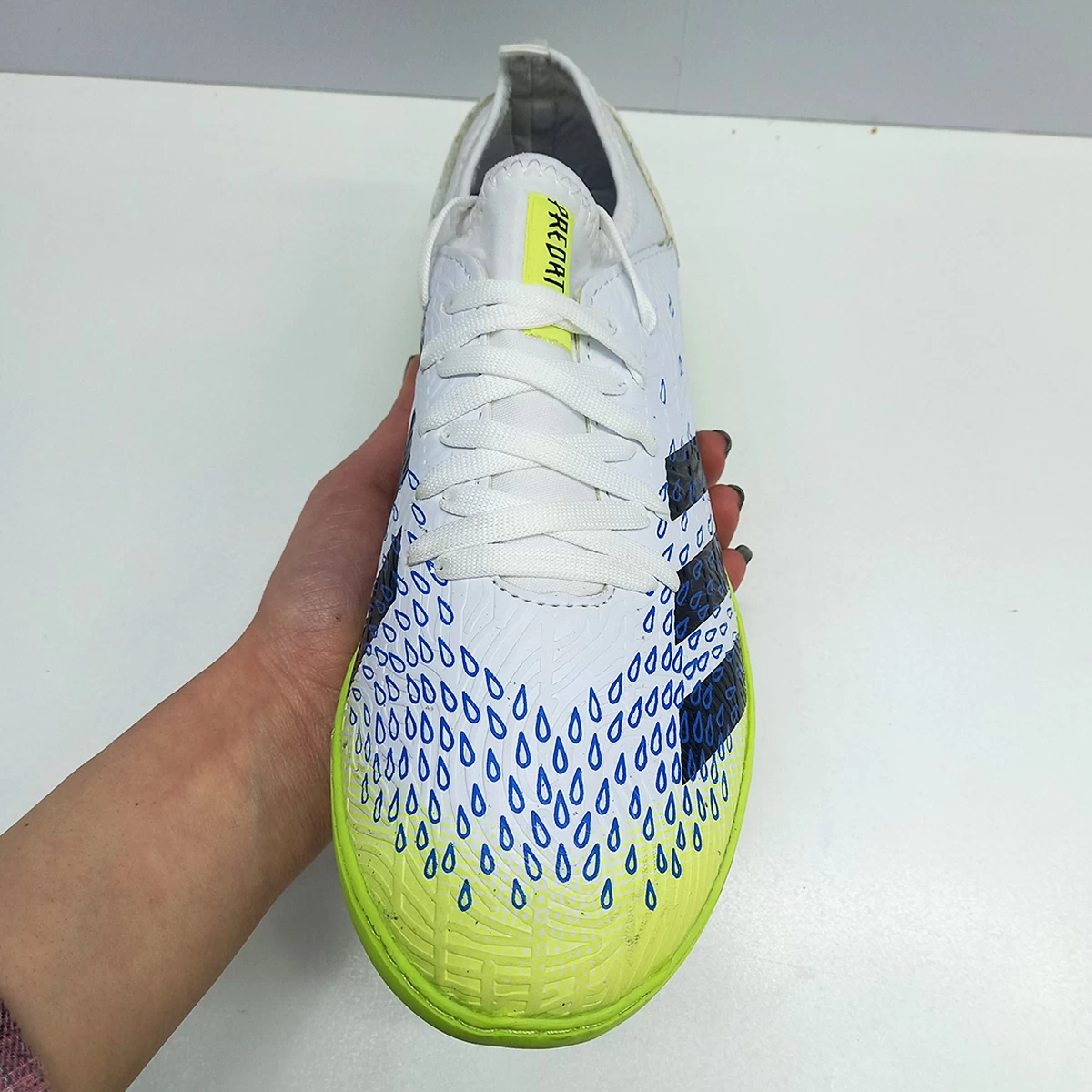 کفش فوتسال آدیداس پردیتور طرح اصلی Adidas Predator White Green