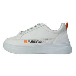 کتانی رانینگ زنانه استای رئال طرح اصلی Stay Real Running White Orang