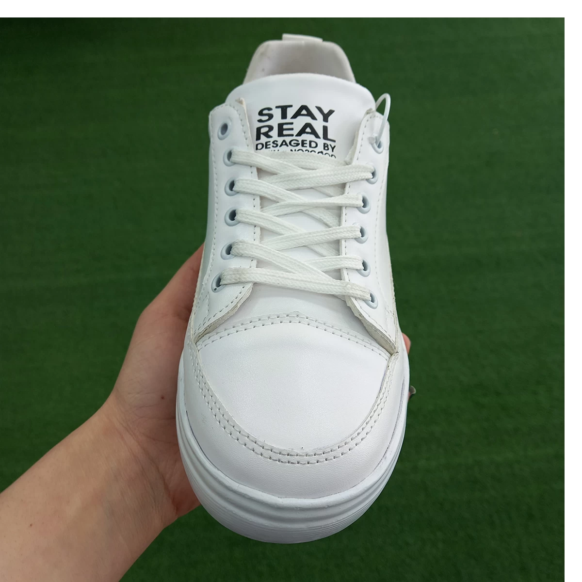 Stay Real کتانی رانینگ زنانه استای رئال طرح اصلی Stay Real Running White - آل ...