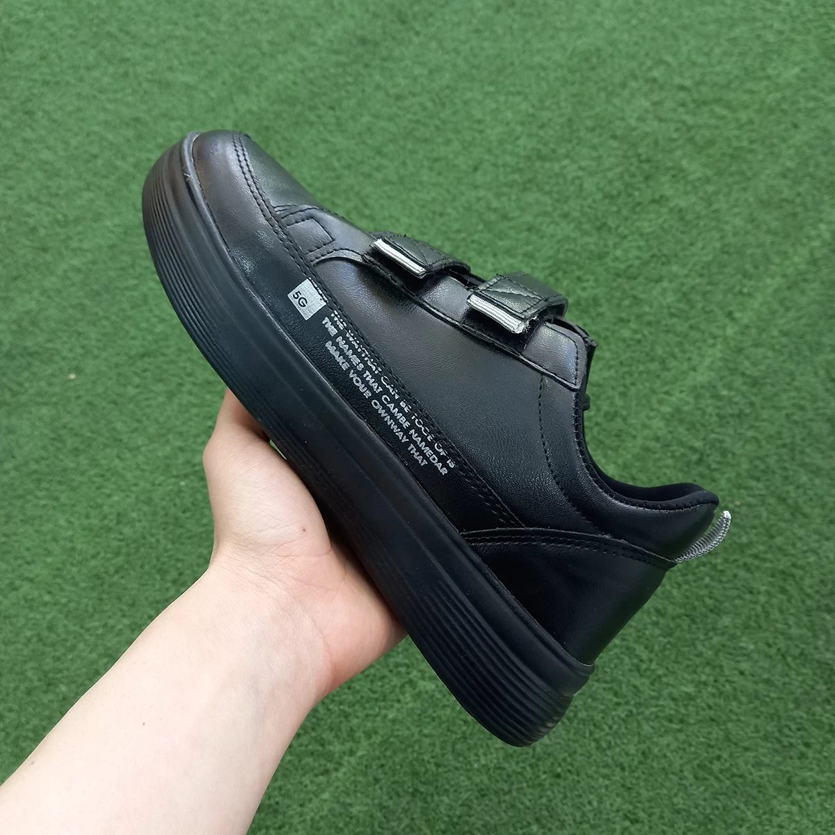 کتانی رانینگ زنانه استای رئال طرح اصلی Stay Real Running glue Black White
