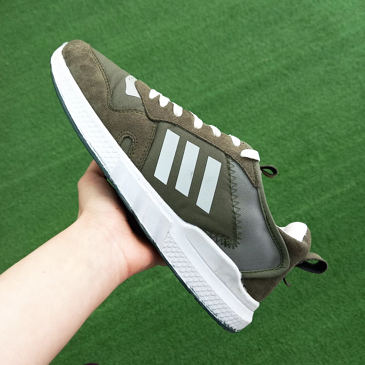 کتانی رانینگ مردانه آدیداس طرح اصلی Adidas Runing Green