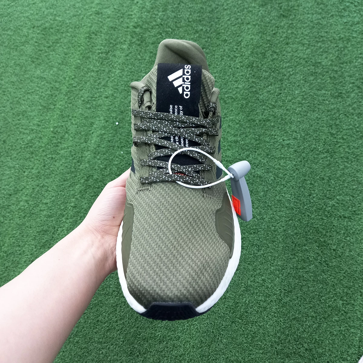 کتانی رانینگ مردانه آدیداس طرح اصلی Adidas Boosd HD Olive