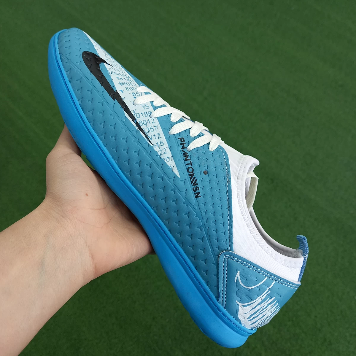 کفش فوتسال نایک فانتوم طرح اصلی Nike Phantom Blue White