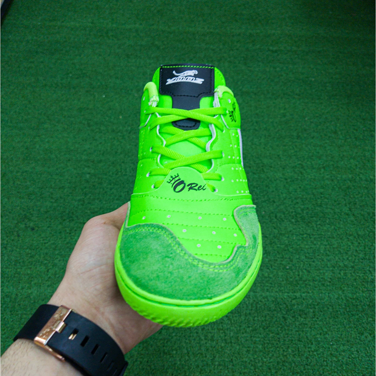 کفش فوتسال اتلتا طرح اصلی  Athleta O-Rei T003 IC Green White