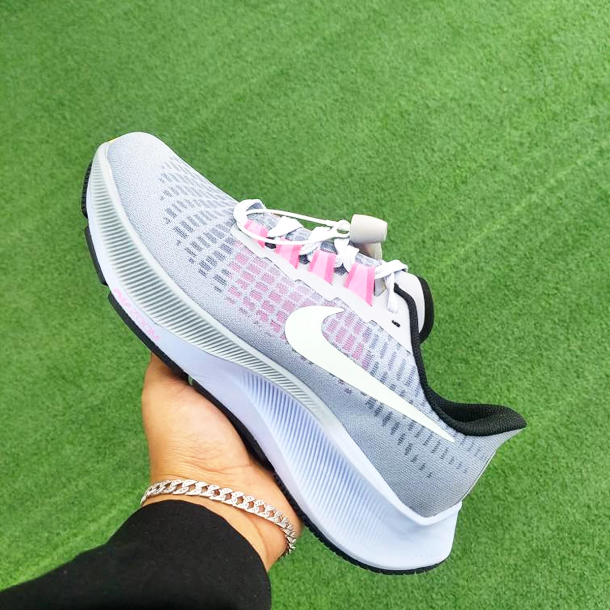 کتانی رانینگ زنانه نایک طرح اصلی Nike Air Zoom Pegasus 37 Purpel