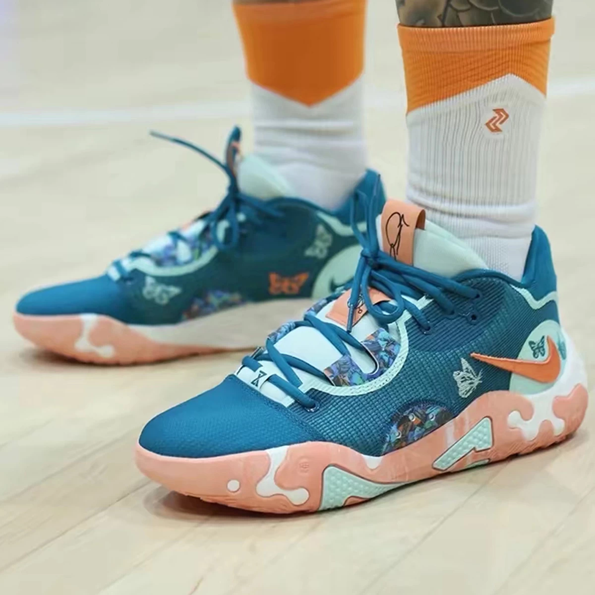 کفش بسکتبال نایک طرح اصلی Nike PG 6 EPBlue Orange