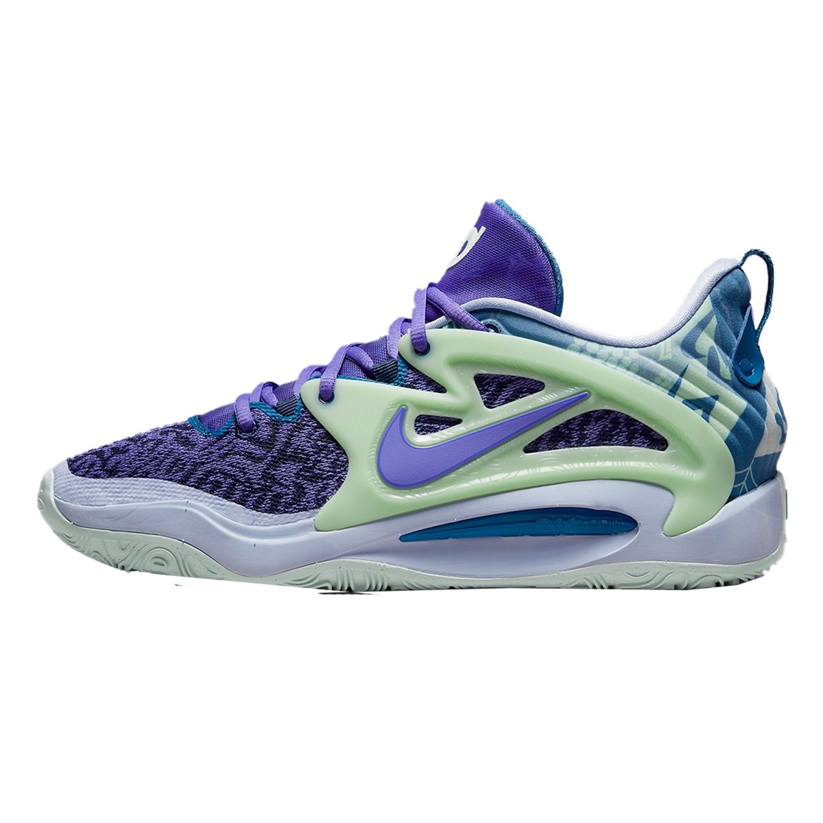 کفش بسکتبال آدیداس طرح اصلی Nike Kd15 Purple Gren