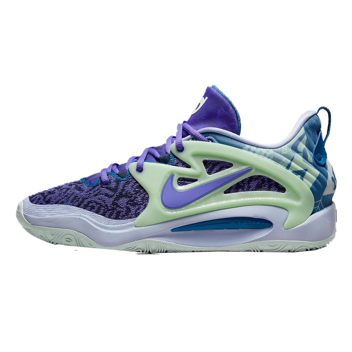 کفش بسکتبال آدیداس طرح اصلی Nike Kd15 Purple Gren