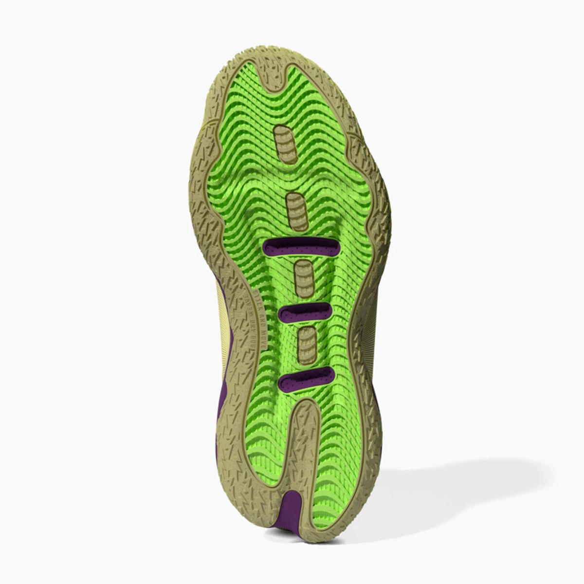 کفش بسکتبال آدیداس طرح اصلی Adidas Dame 8 Green Purple