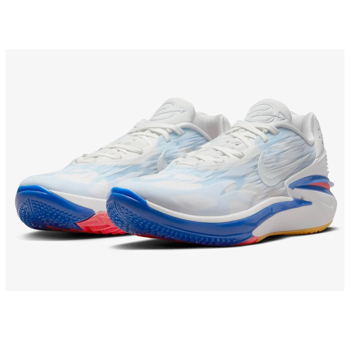 کفش بسکتبال نایک طرح اصلی Nike Air Zoom GT Cut 2 White Blue
