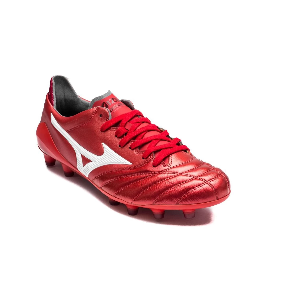 کفش فوتبال میزانو مورلیا طرح اصلی  Mizuno Morelia Neo Red White