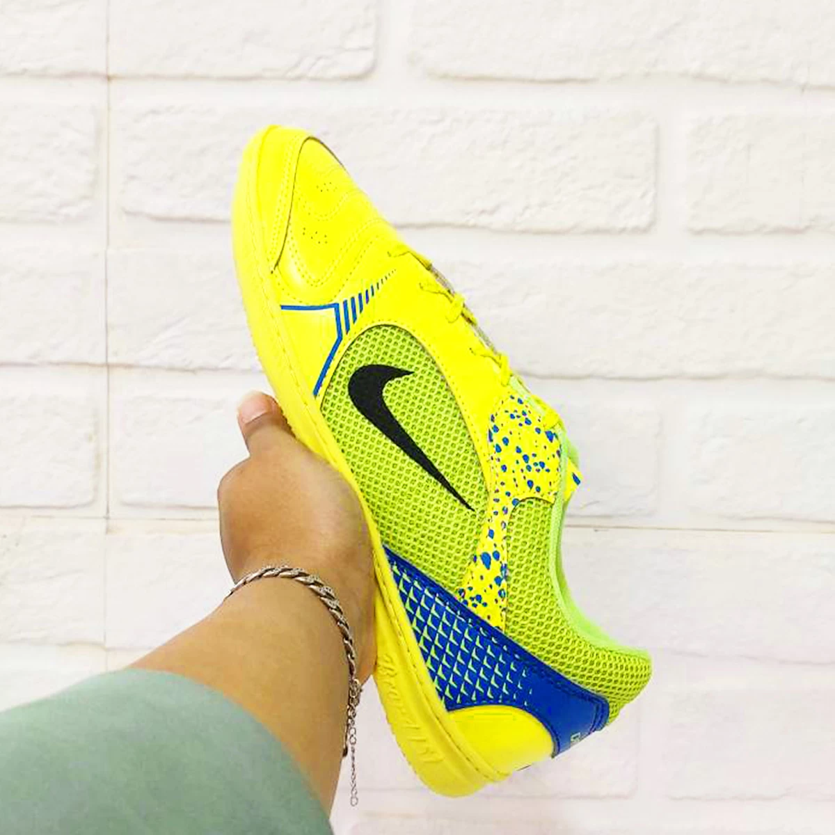 کفش فوتسال نایک طرح اصلی Nike IC Vapor Yellow