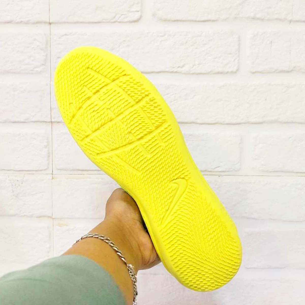 کفش فوتسال نایک طرح اصلی Nike IC Vapor Yellow