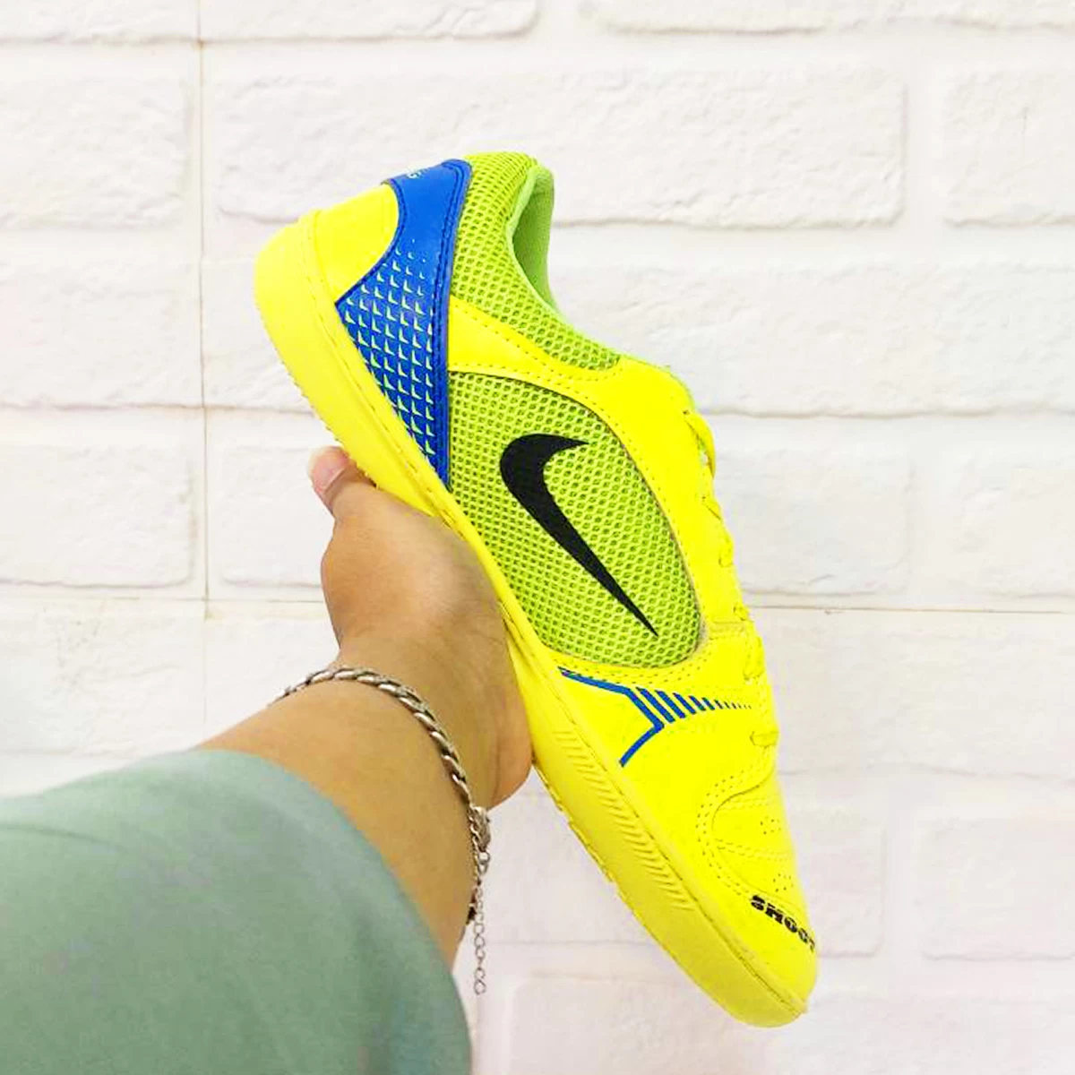 کفش فوتسال نایک طرح اصلی Nike IC Vapor Yellow
