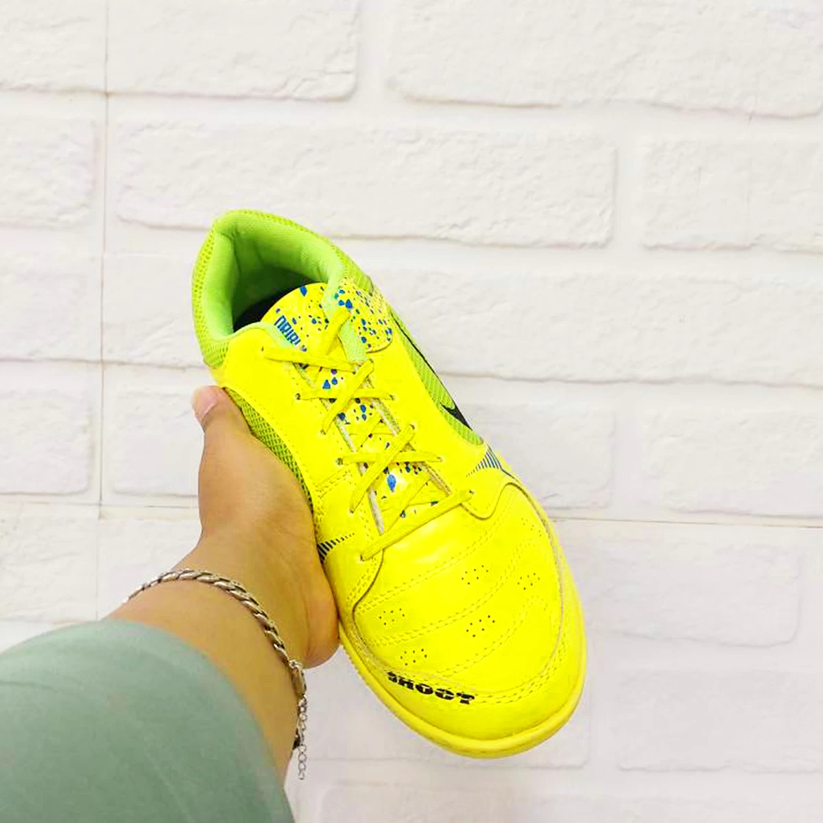 کفش فوتسال نایک طرح اصلی Nike IC Vapor Yellow