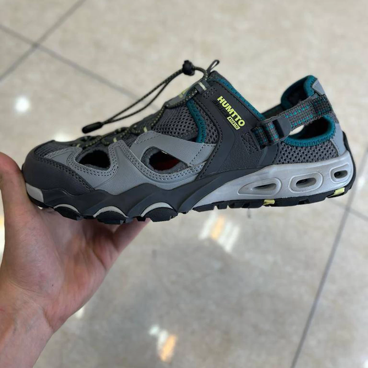 کفش کوهنوردی مردانه هومتو Humtto Hiking Shoes Gray White