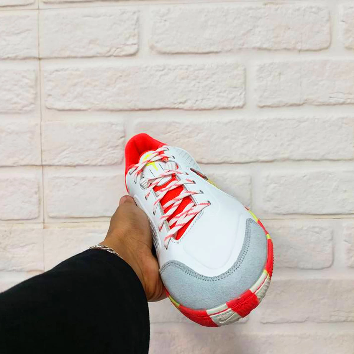 کفش فوتسال نایک تمپو طرح اصلی Nike Tiempo IC Orange White
