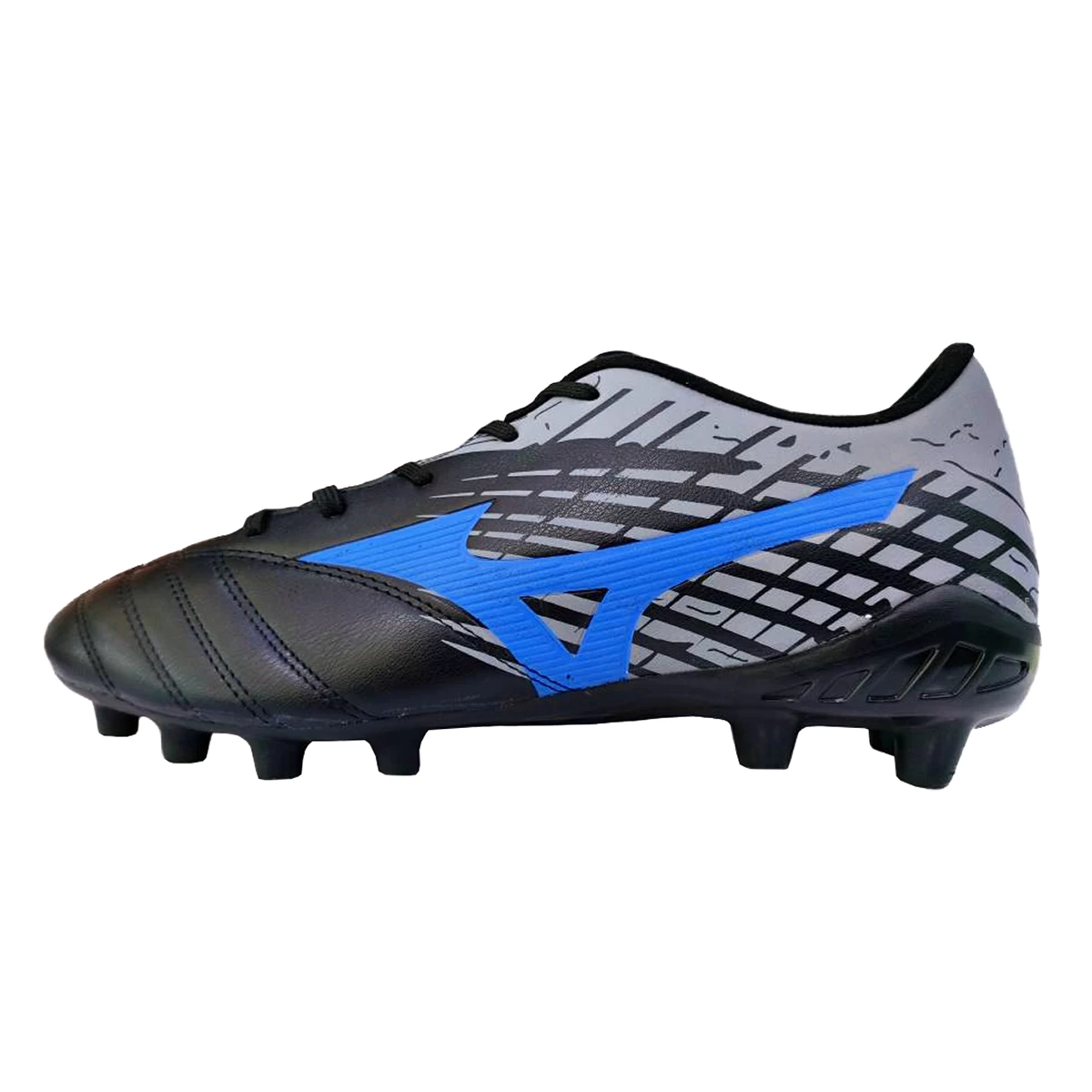 کفش فوتبال میزانو طرح اصلی Mizuno Morelia FG MG Black Blue