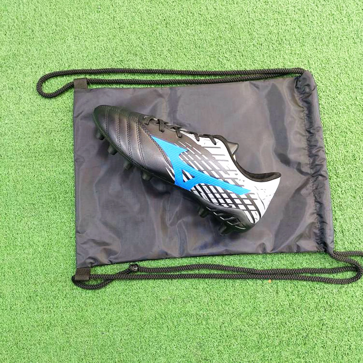 کفش فوتبال میزانو طرح اصلی Mizuno Morelia FG MG Black Blue