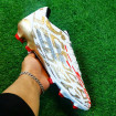 کفش فوتبال آدیداس طرح اصلی Adidas Total FG MG White Grey Red