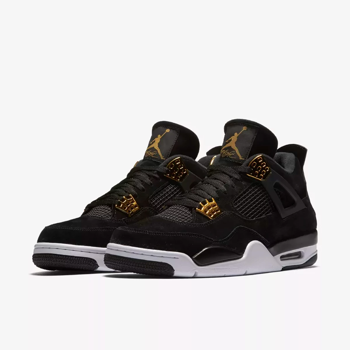 کفش بسکتبال مردانه نایک طرح اصلی Nike Air Jordan 4 Black Gold