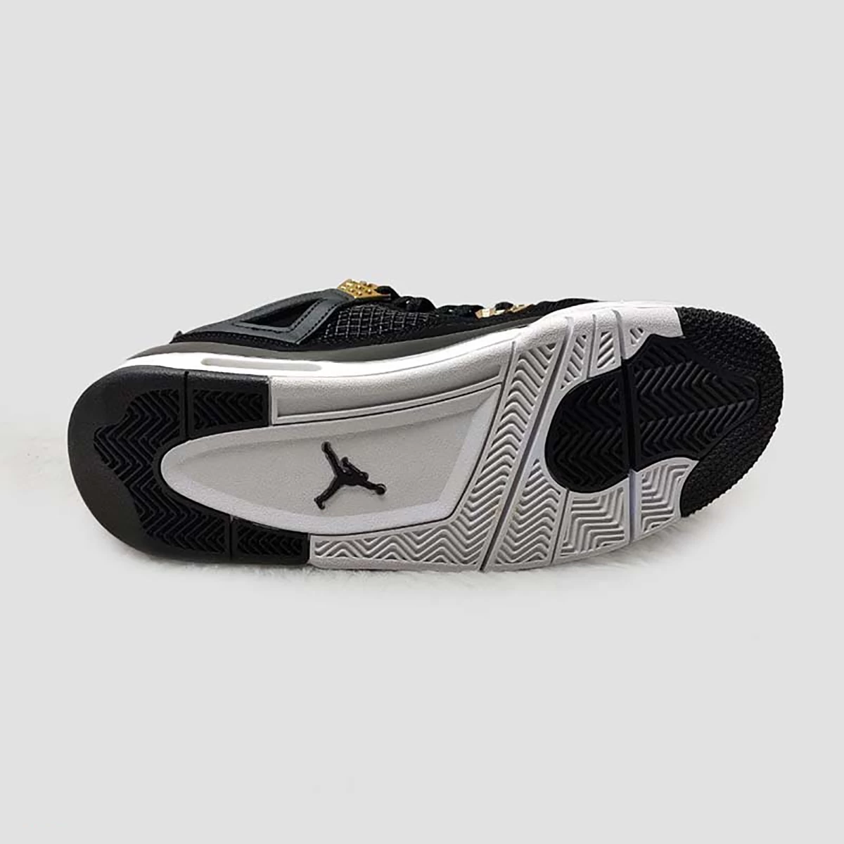 کفش بسکتبال مردانه نایک طرح اصلی Nike Air Jordan 4 Black Gold