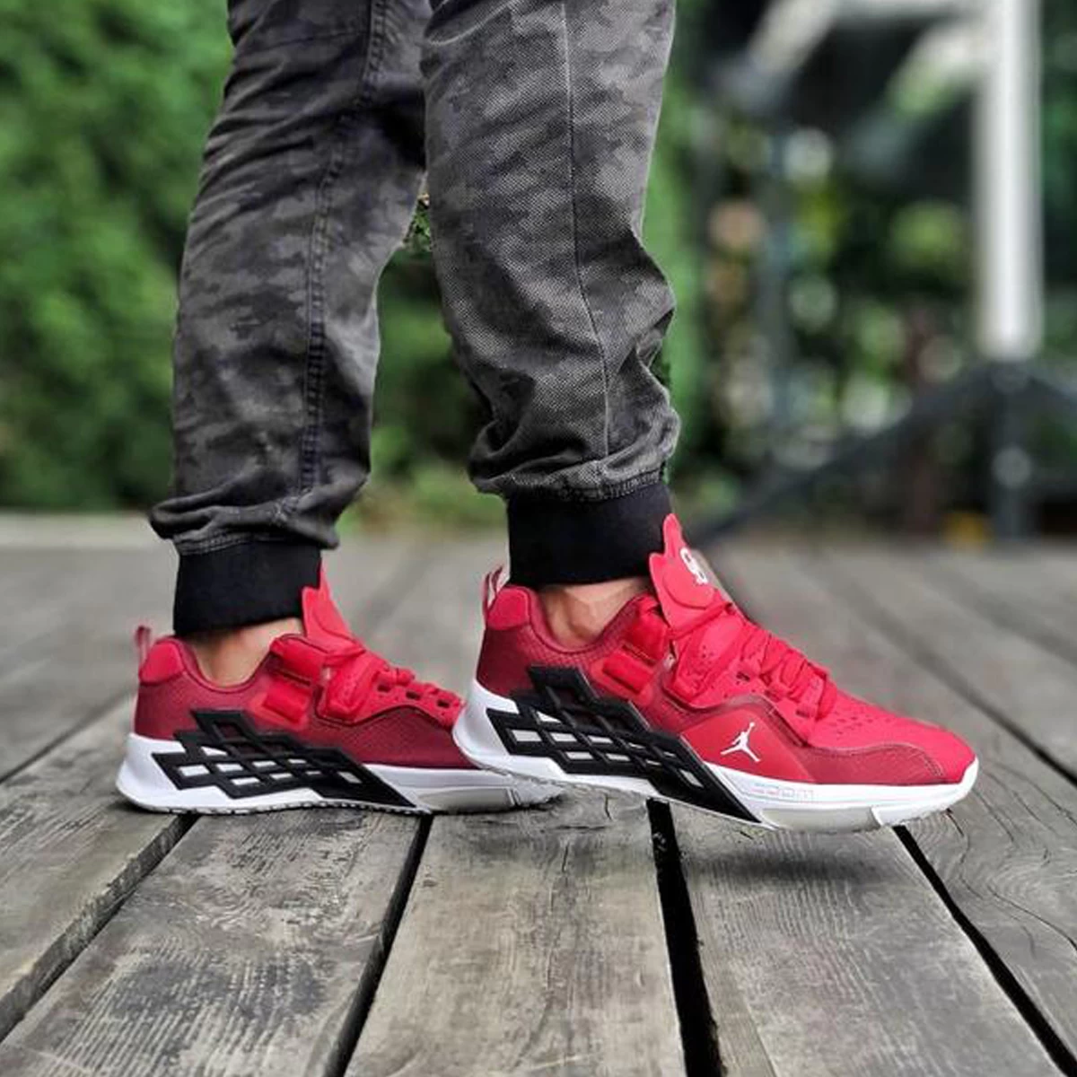 کفش بسکتبال مردانه نایک طرح اصلی Nike Jordan Alpha 360 Red White