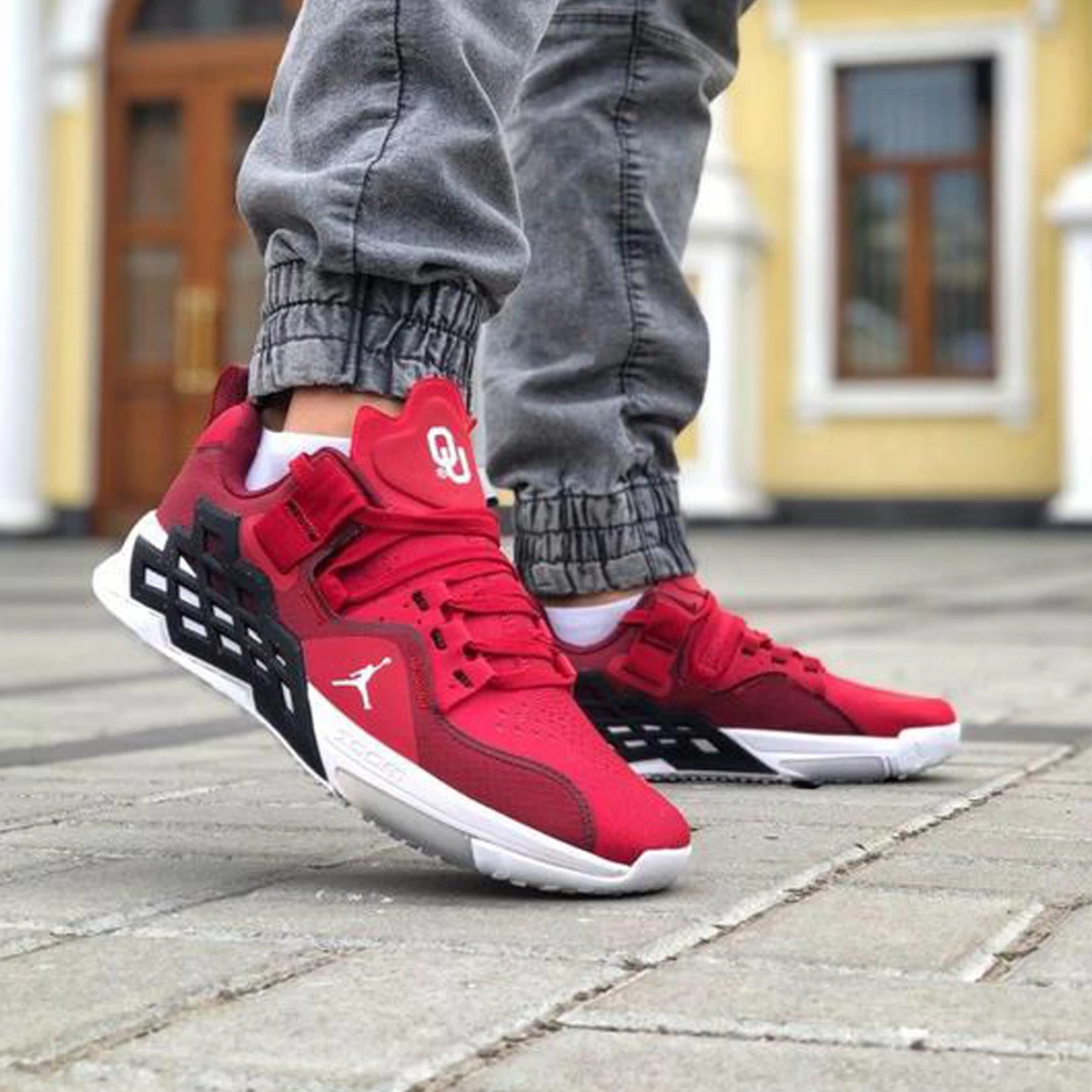 کفش بسکتبال مردانه نایک طرح اصلی Nike Jordan Alpha 360 Red White