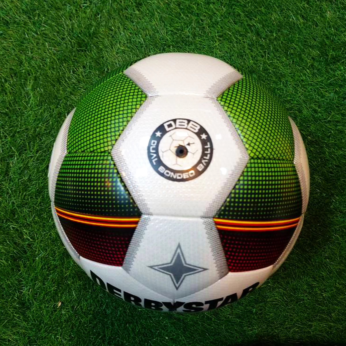 توپ فوتسال دربی استار طرح اصلی Derby Star futsal ball Green White Red