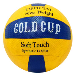 توپ والیبال گلد کاپ طرح اصلی Gold Cup Volleyball Ball Blue Yellow