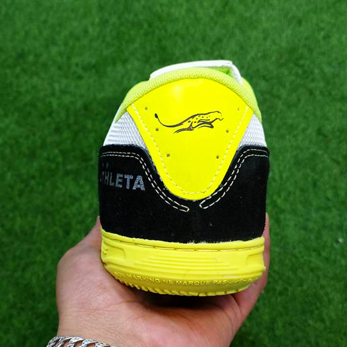 کفش فوتسال اتلتا طرح اصلی Athleta O-Rei T003 IC Yellow Black