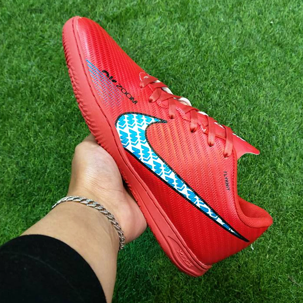 کفش فوتسال نایک ایرزوم مرکوریال طرح اصلی Nike Air Zoom Mercurial IC Red