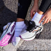 کتانی رانینگ مردانه ساکونی طرح اصلی Saucony Triumph 19 White Purple