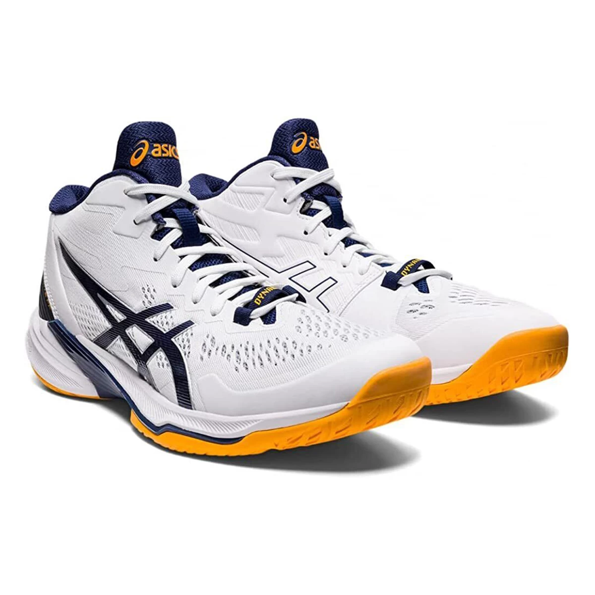 کفش والیبال زنانه اسیکس طرح اصلی Asics Sky Elite FF 2 White Navy Blue
