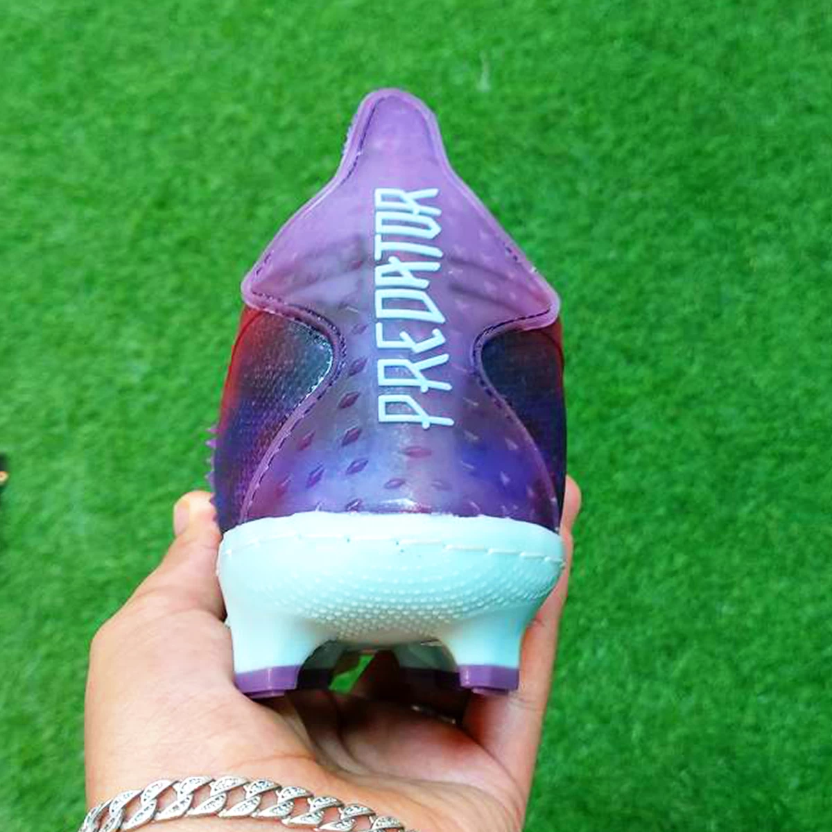 کفش فوتبال آدیداس پردیتور طرح اصلی Adidas Predator FG MG Purple Blue Red