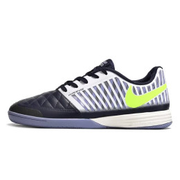 کفش فوتسال نایک لونارگتو طرح اصلی Nike Lunar Gato II IC Indoor Whte-Black-Green