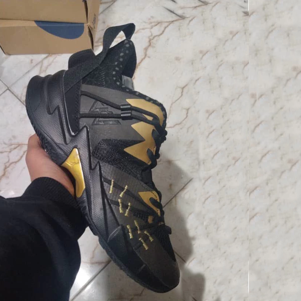 کفش بستکبال نایک جردن طرح اصلی Nike Jordan Why Not Zero3 Black Golden