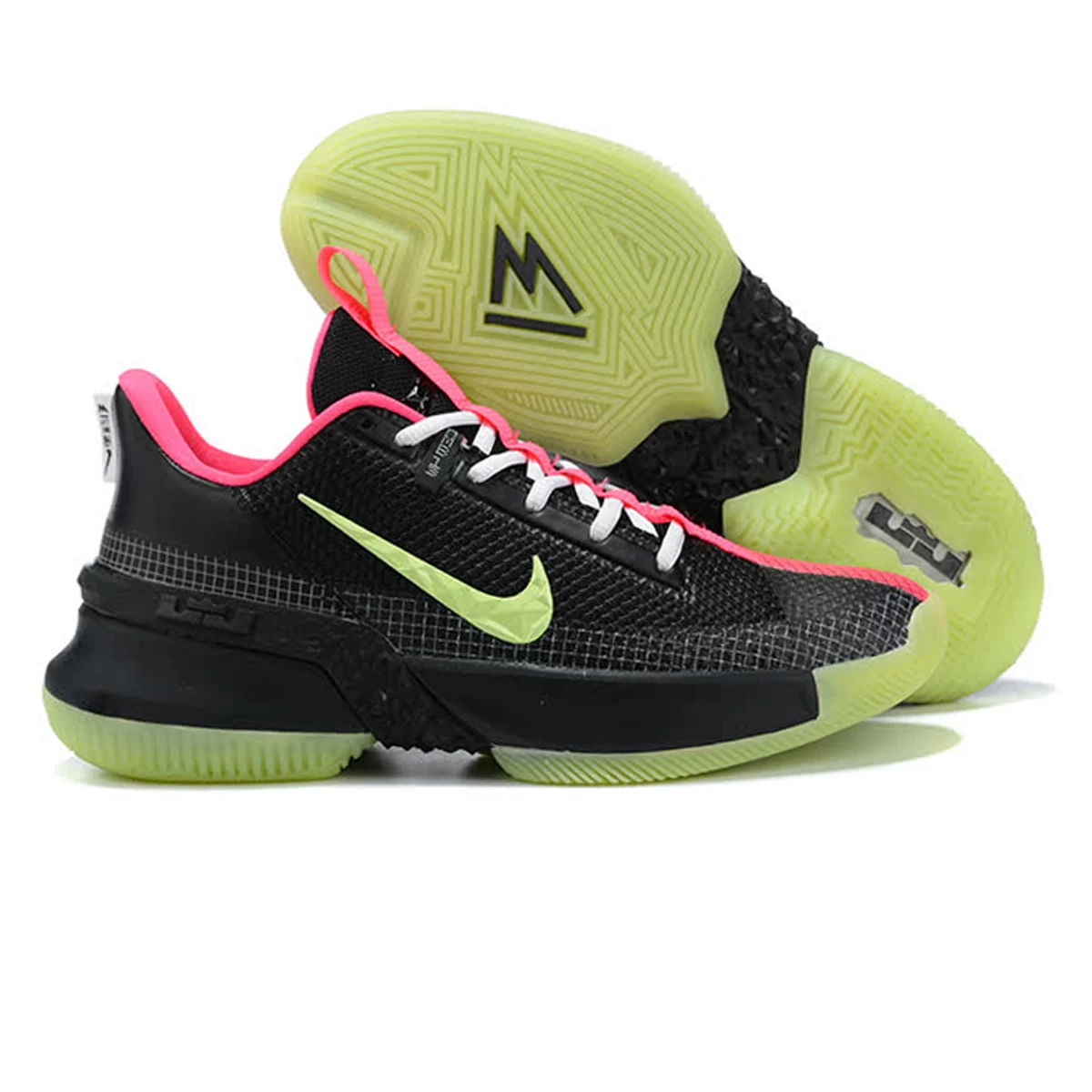 کفش بسکتبال نایک لبرون طرح اصلی Nike Lebron Ambassador13 Black green