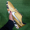 کفش فوتسال مردانه نایک ایر زوم مرکوریال طرح اصلی  Nike Air Zoom Mercurial Golden White