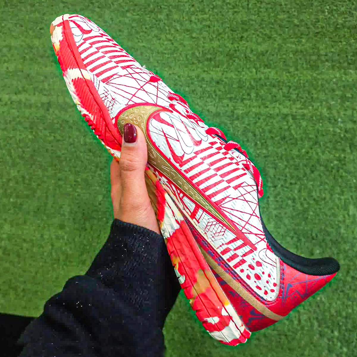 کفش  فوتسال نایک ایر زوم مرکوریال طرح اصلی  Nike AirZoom Mercurial Red White