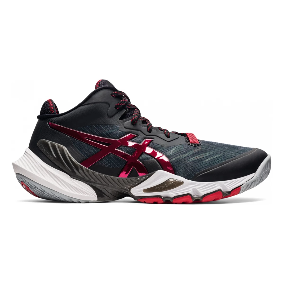 کتانی والیبال اسیکس مردانه طرح اصلی Asics Metarise Black Red