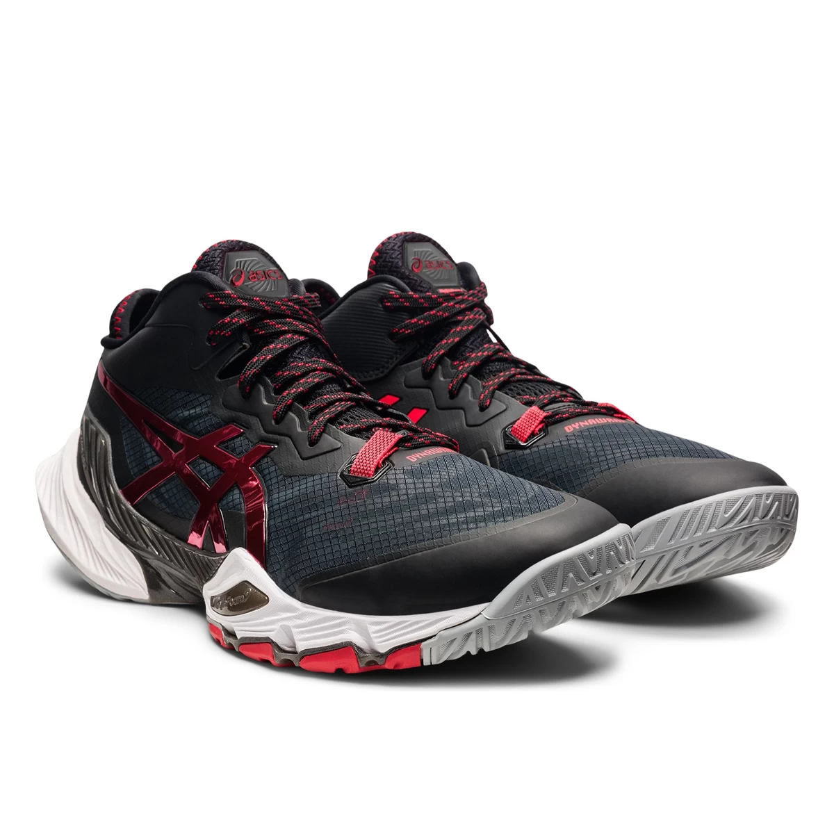 کتانی والیبال اسیکس مردانه طرح اصلی Asics Metarise Black Red