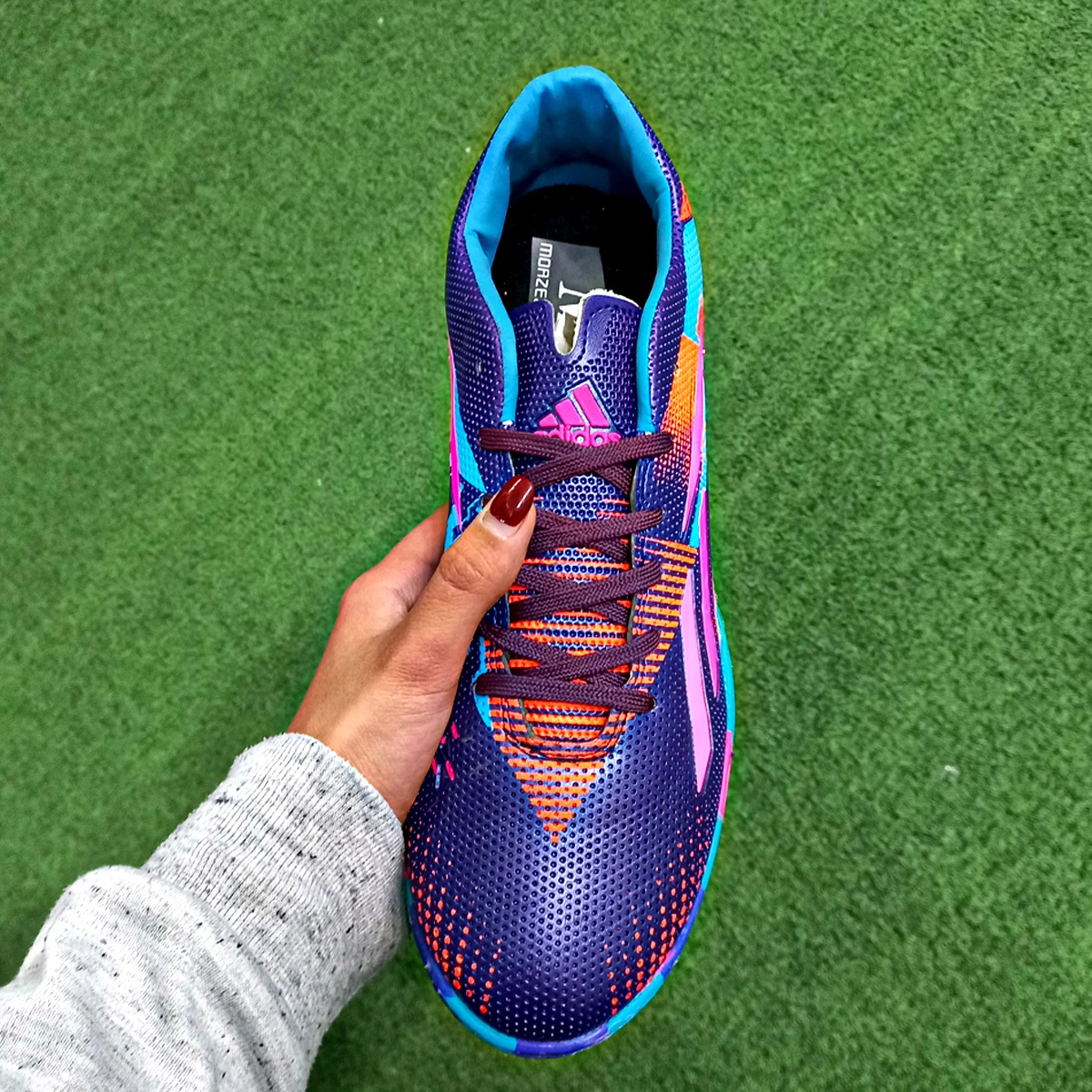 کفش فوتسال ادیداس ایکس مسی Adidas X  Messi Purple Pink