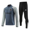ست نیم زیپ شلوار اینتر میامی Inter Miami Tracksuit 2023-24 Gray Black