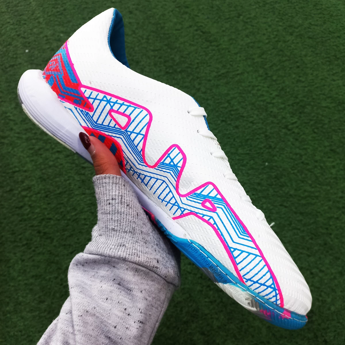 کفش فوتسال نایک ایر زوم مرکوریال Nike Air Zoom Mercurial White Pink