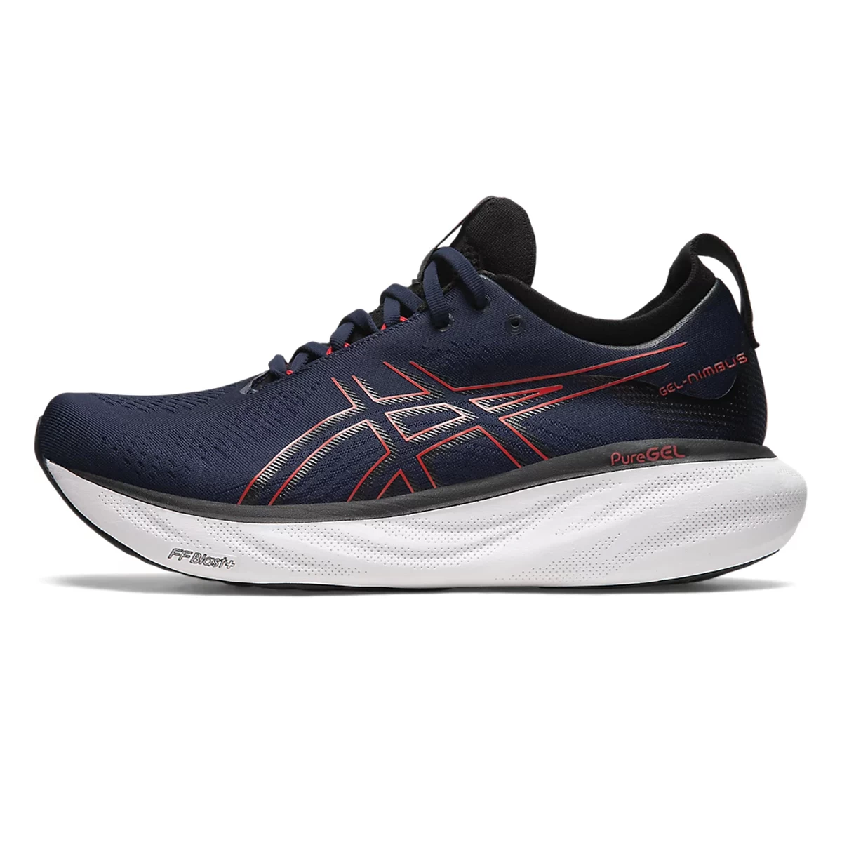 کتانی مردانه اسیکس طرح اصلی Asics GEL-NIMBUS 25 Navy Red