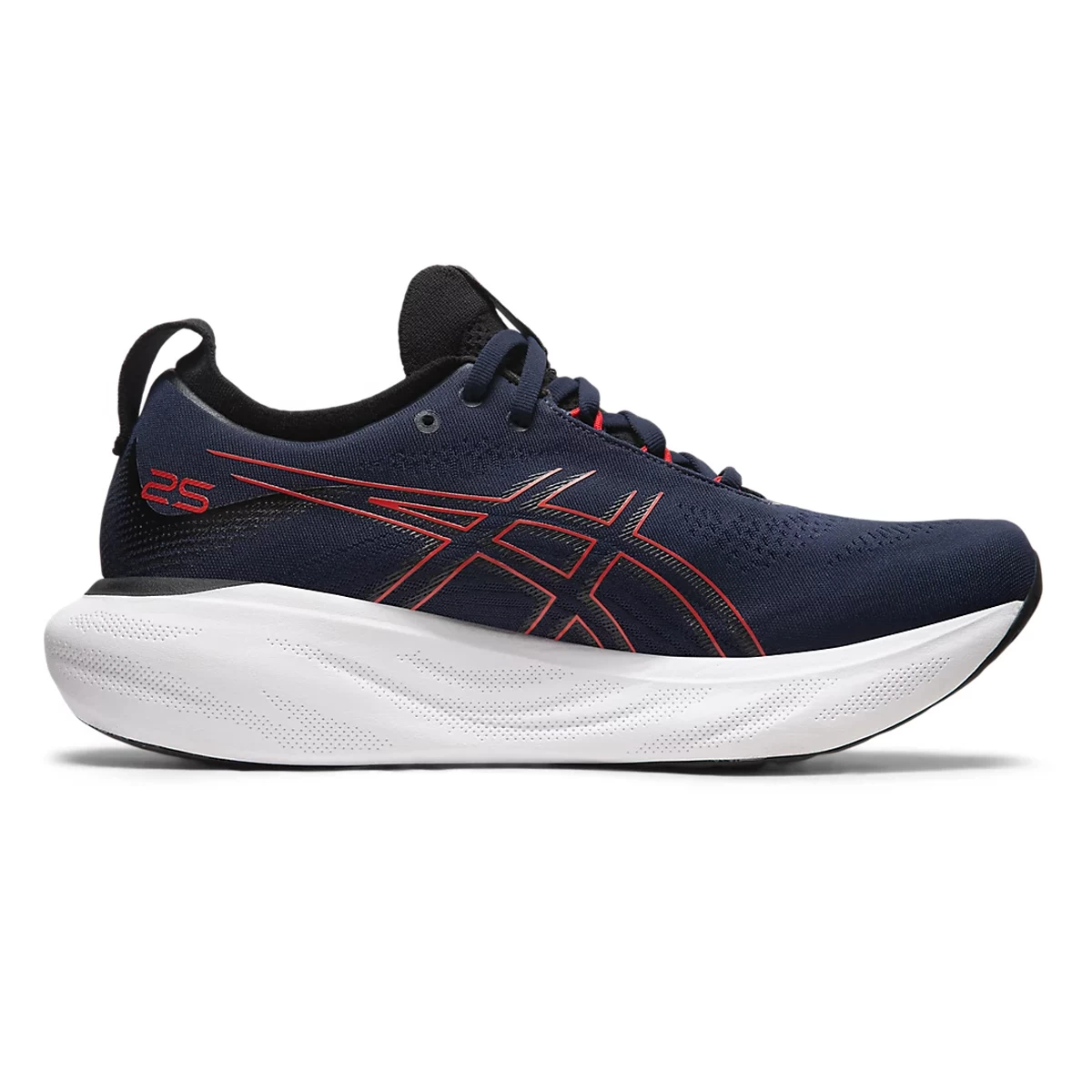 کتانی مردانه اسیکس طرح اصلی Asics GEL-NIMBUS 25 Navy Red